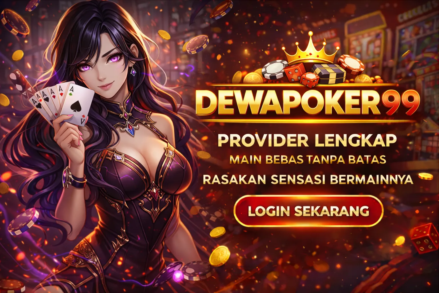 Galeri foto DEWAPOKER99 • Tempat Hiburan Online Polanya Sangat Dinamis! di Jakarta